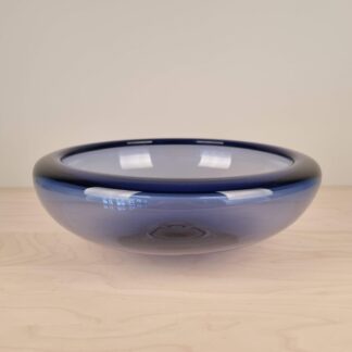 Stor Holmegaard Provence-skål - safirblå - 38cm i diameter