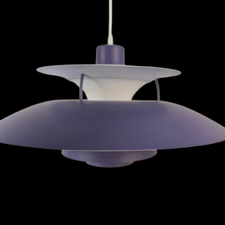 PH 5 pendel blå/hvid