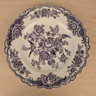 Crown Ducal frokosttallerken - Lilla Bristol mønster.