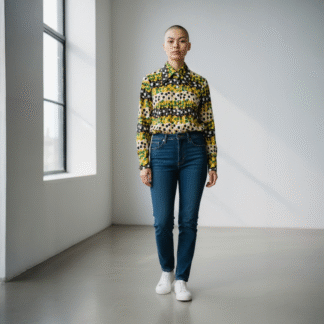 Retro skjorte str.S/M