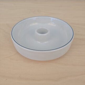 Royal Copenhagen fajance Blåkant lysestage nr. 3091 1. sort