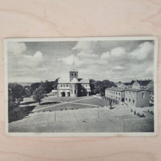 Postkort fra Sct. Bendts Kirke, Ringsted - ca. 1940