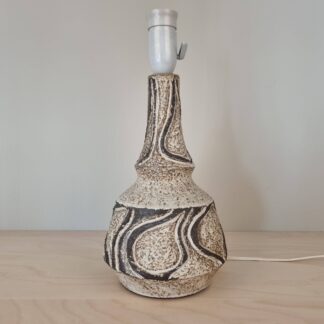 Løvemose lampe i keramik - 35cm