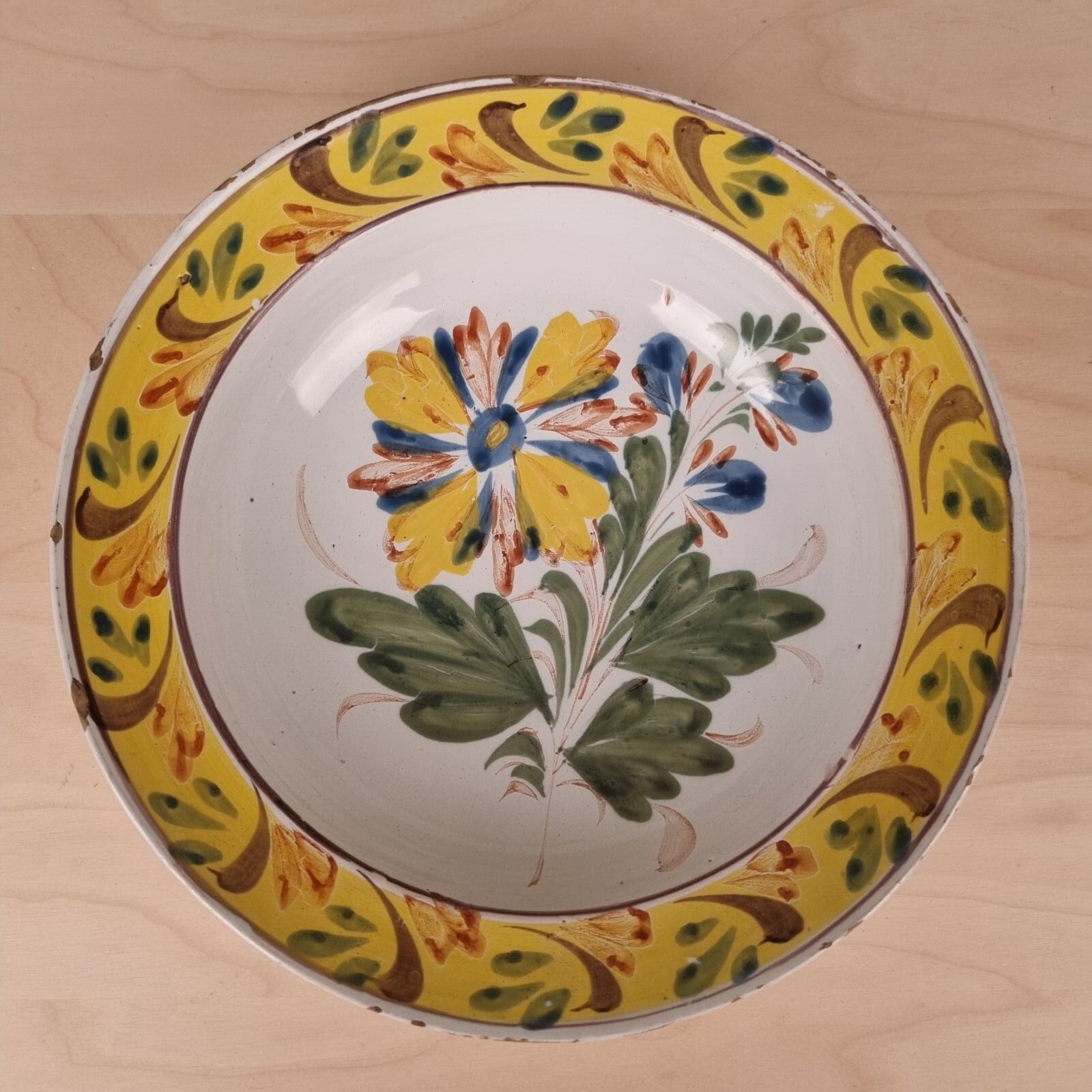 Kellinghusen - dyb tallerken / fad - ca. 1750-1800