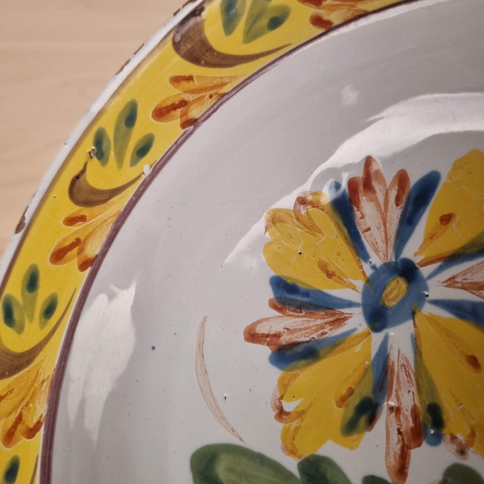 Kellinghusen - dyb tallerken / fad - ca. 1750-1800 - Billede 6