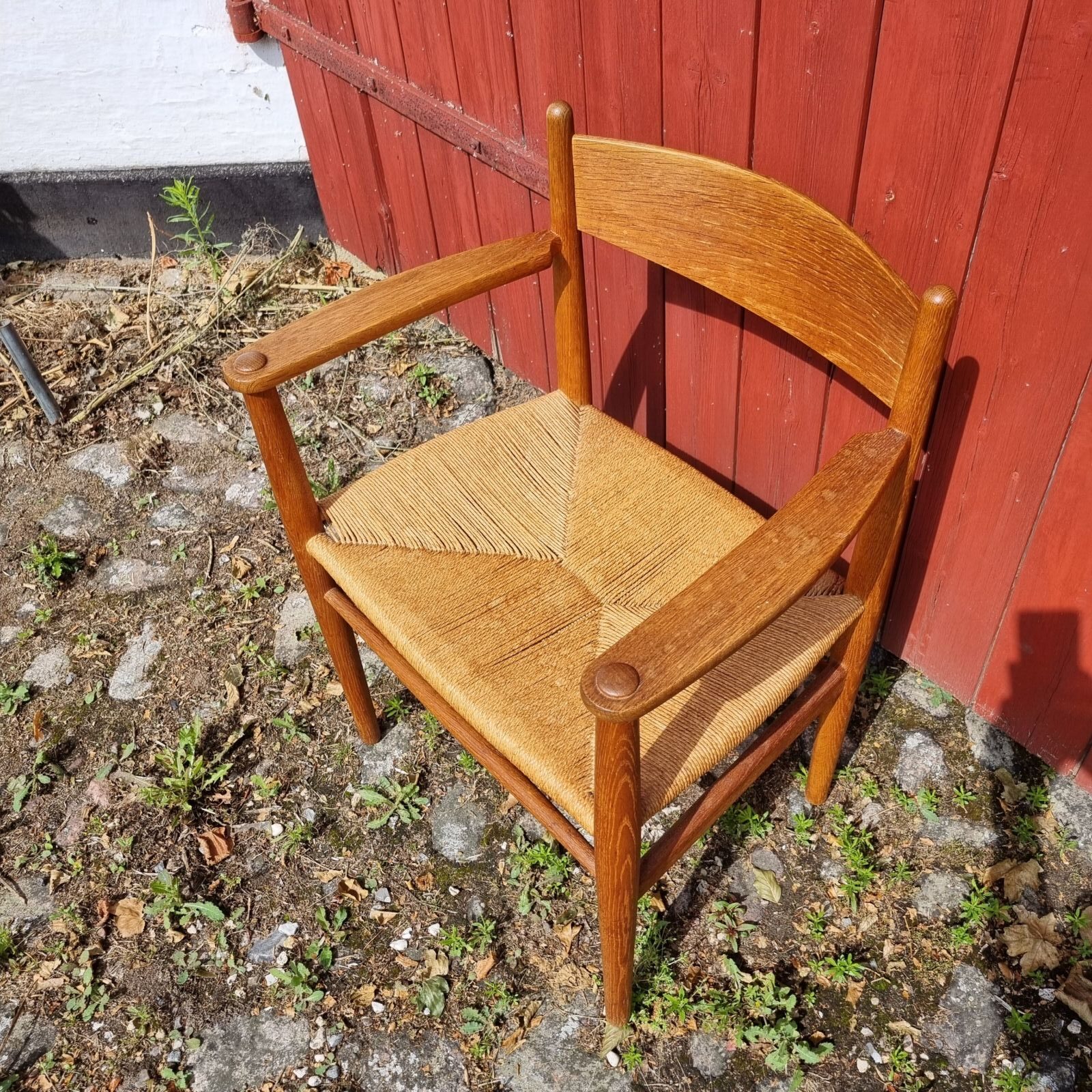 Gammel Wegner CH37 armstol i eg - Carl Hansen & Søn - Billede 2