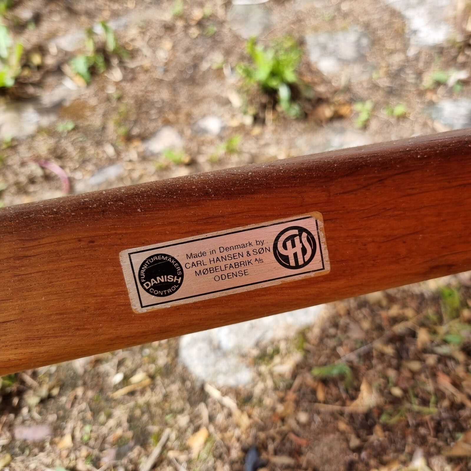 Gammel Wegner CH37 armstol i eg - Carl Hansen & Søn - Billede 6