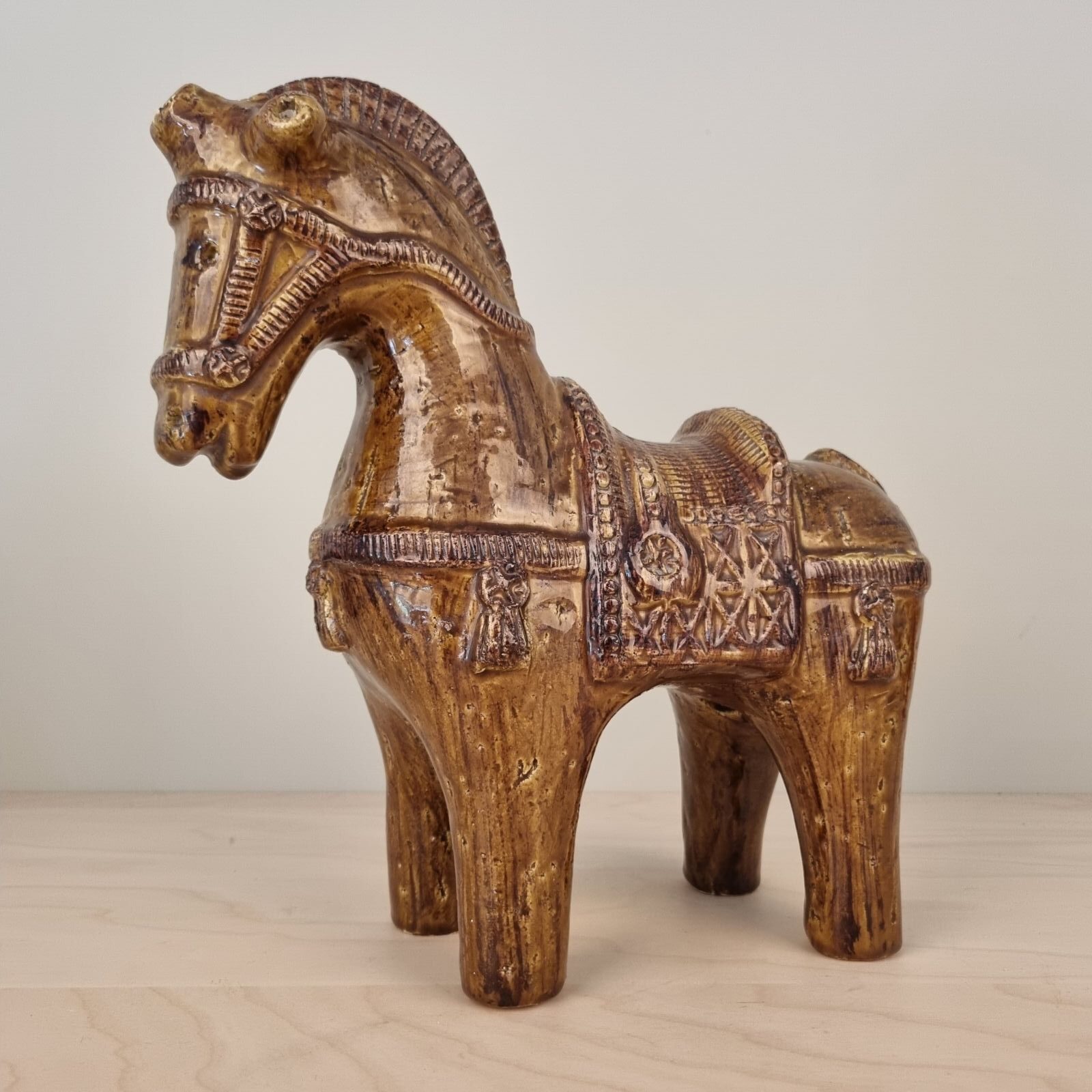 Aldo Londi for Bitossi - Stor figur af hest - 26 cm