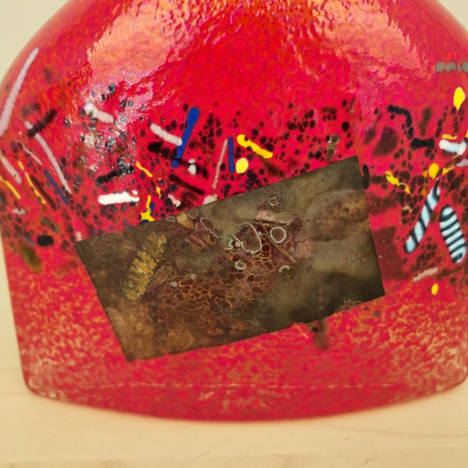 Bertil Vallien for Kosta Boda - kunstflaske "Satellite" - ca. 30,5cm - Billede 3