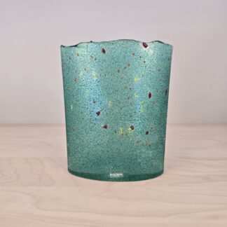 Bertil Vallien for Kosta Boda - "Chicko" vase i grønne nuancer - ca. 21cm