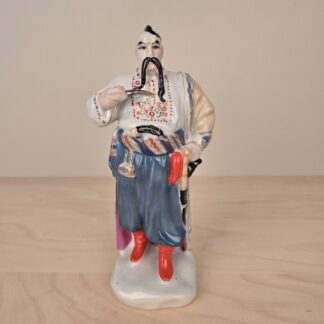 Vintage porcelænsfigur af den ukrainske kosakleder Taras Bulba