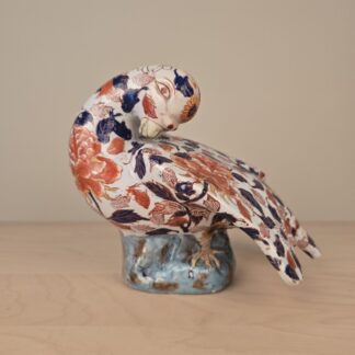 Jingdezhen-porcelænsfigur af fugl, Kina