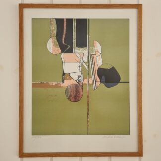 Anders Österlin - Litografi med abstrakt motiv - 56x45 cm
