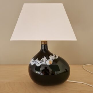 Lamp Art "Asymmetrisk" bordlampe af Michael Bang for Holmegaard