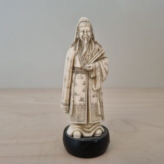 Lille kinesisk gude-figur - ca. 1970 - 10cm