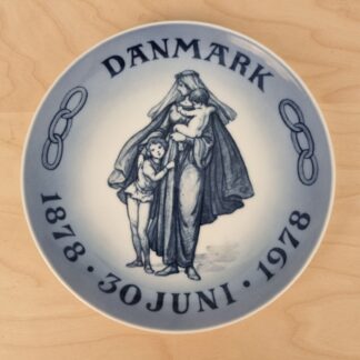 Odd Fellow jubilæumsplatte fra Royal Copenhagen 1878-1978