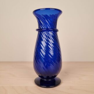 Blåt hyacint-glas fra Fyens Glasværk - 19cm