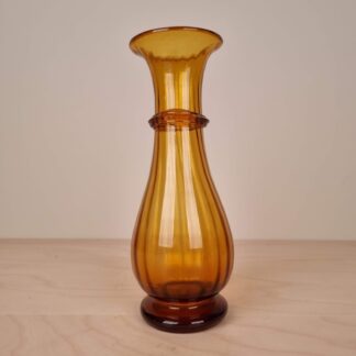 Ravfarvet hyacintglas - Baluster - Holmegaard Glasværk, ca. 1870