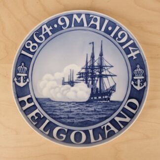 Royal Copenhagen mindeplatte - "Helgoland 1864-1914"