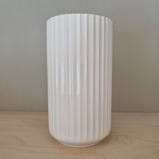 Lyngby vase - Hvid, 20cm - nyere udgave
