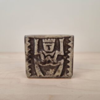 Lille vase el. tandstikholder fra Johgus, Bornholm - 5,5cm
