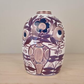 Aluminia Tenera vase - oval form - nr. 181/2878 - 18cm