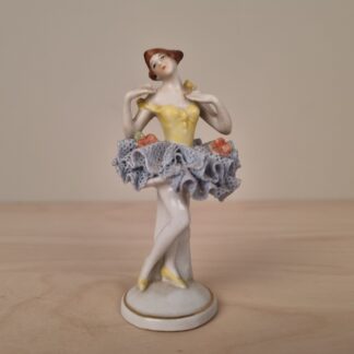 Lille ballerina figur i porcelæn - Tyskland - ca. 1940