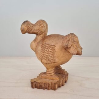 Dodo-fugl i udskåret træ - Mauritius, ca. 1970 - 14cm