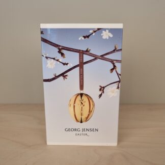Georg Jensen - Forgyldt påskeæg fra 2006 - inkl. æske