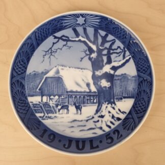 Royal Copenhagen juleplatte fra 1952