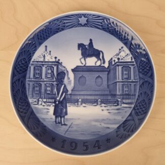 Royal Copenhagen juleplatte fra 1954