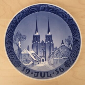 Royal Copenhagen juleplatte fra 1936