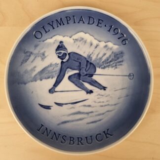 Royal Copenhagen olympiadeplatte - Innsbruck 1976 - 18,5cm