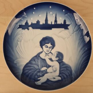 Samarbejdsplatte Royal Copenhagen / B&G - 1987 - 21cm