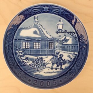 Royal Copenhagen juleplatte fra 2005