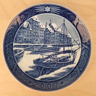 Royal Copenhagen juleplatte fra 2007