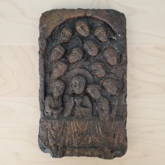 Relief i keramik - "Den sidste nadver" - Spanien, ca. 1940 - 29x17cm