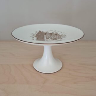 B&G opsats / kagefad nr. 612 med motiv af Jens Bangs Stenhus - 23cm Ø