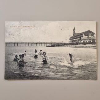 Postkort fra "Badeliv paa Marienlyst IV" - ca. 1914