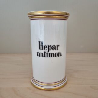 Royal Copenhagen - Apotekerkrukke "Hepar antimon" - 15cm - ca. 1880