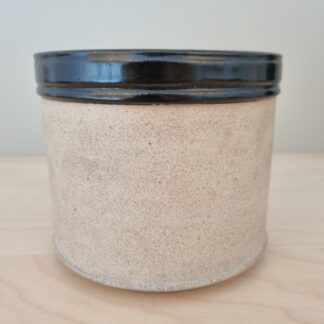 Kähler urtepotteskjuler - Uglaseret med mørk kant - nr. 401-14 - 13cm