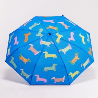 Original Duckhead paraply - Dogs in blue