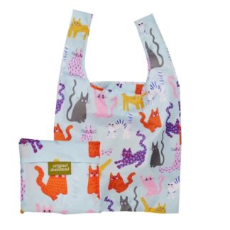 Original Duckhead foldbar shopping bag. Ice Arty Cats