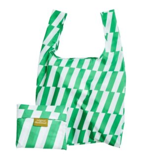 Original Duckhead foldbar shopping bag - Green stripe