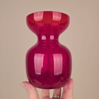 Ældre rødt hyacint glas
