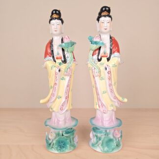 Gamle kinesisk Guanyin par