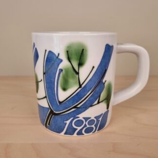 Royal Copenhagen - Stort årskrus fra 1981 - design Ellen Malmer