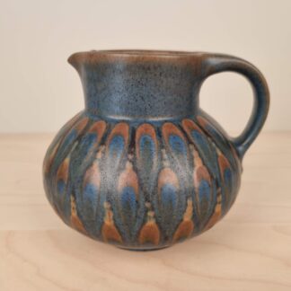 Dybdahl kande - Blå / brune nuancer - 12cm