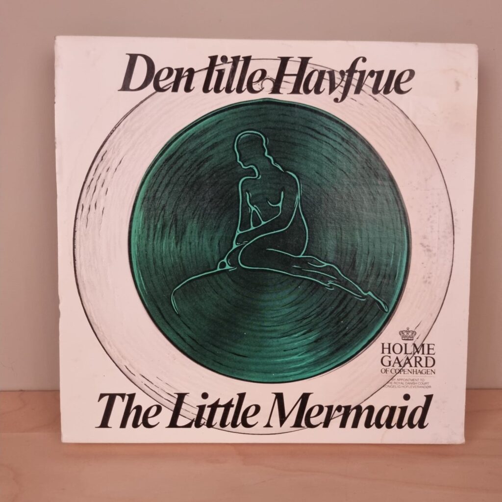 Holmegaard solfanger m. Den Lille Havfrue - I orig. æske - 17cm Ø