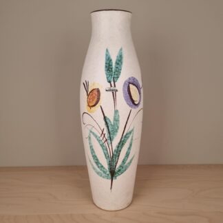 Scheurich - Stor gulvvase nr. 221-50 med blomstermotiv - 50cm